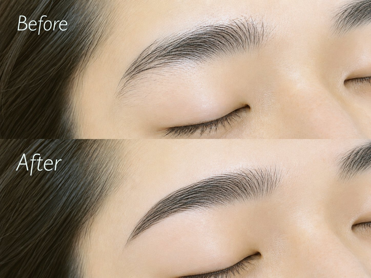 女性の施術例(Before / After)